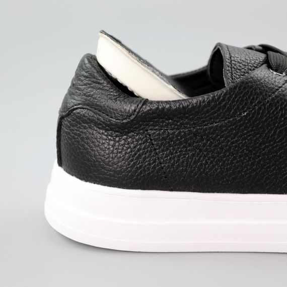 Кеди чоловічі шкіряні 590065 Чорні 40 41 42 43 44 45 | Зображення 6