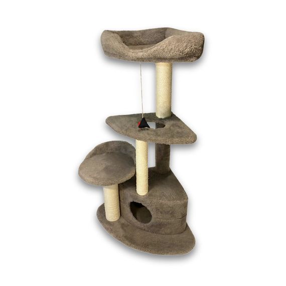 Дряпка Природа Містечко для котів кутова 55х56х117 см | Зображення 1