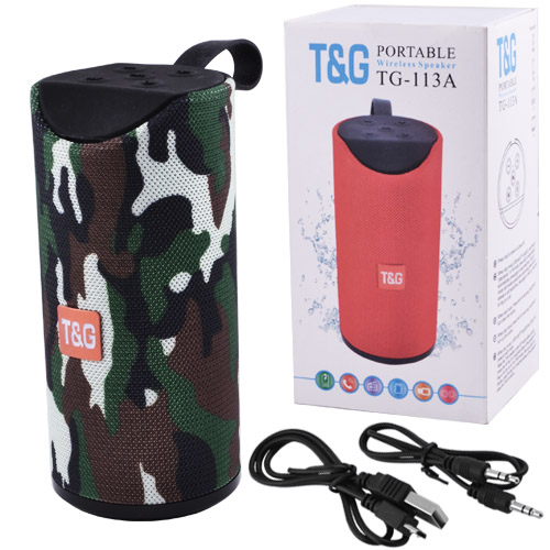 Портативная колонка TG113A, Bluetooth, радио, speakerphone, камуфляж | Зображення 1