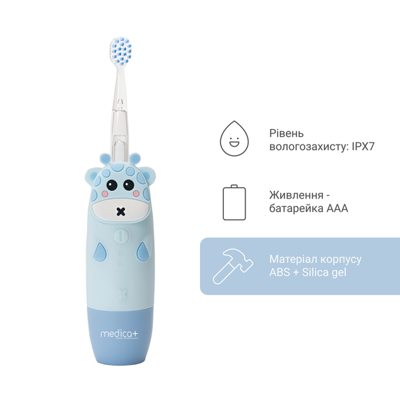 Детская зубная щетка Medica+ KidsBrush 2.0 Blue | Зображення 2
