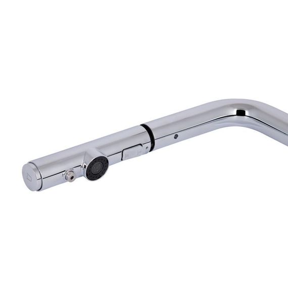 Змішувач для кухні Qtap Rozcesti з висувним виливом з підключенням для питної води QTROZ367CRM45941 Chrome | Зображення 4