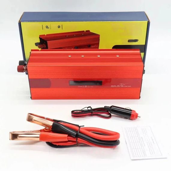 Перетворювач напруги 12 220 V USB+розетка, від прикурювача XPRO (234564668_2621) | Зображення 7