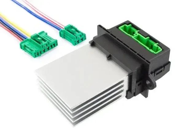 Nissan Tiida (від 2005-) реостат печі резистор + 2X вилка (2 контакти + 4 контакти) комплект 6441L2, Ніссан Тііда