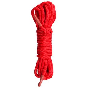 Бондажна мотузка Easytoys, нейлонова, червона, 10 м Sex Aura