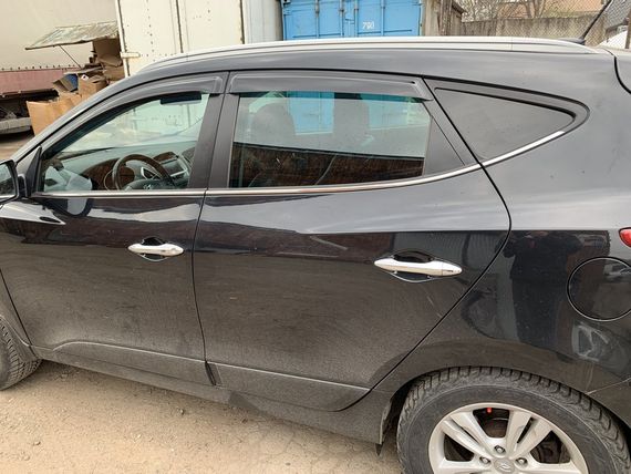 Вітровики (4 шт, HIC) для Hyundai IX-35 2010-2015 рр | Зображення 8