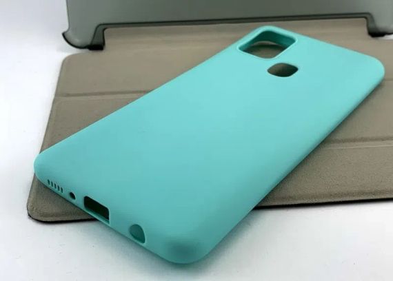 Чохол Silicone Cover Case для Samsung Galaxy A21s бірюзовий | Зображення 2
