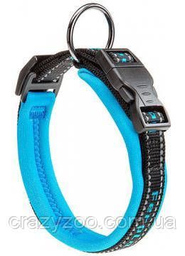 Нашийник для собак Ferplast Sport Dog С15/35 нейлоновий блакитний 1.5х25-35 см 78003825
