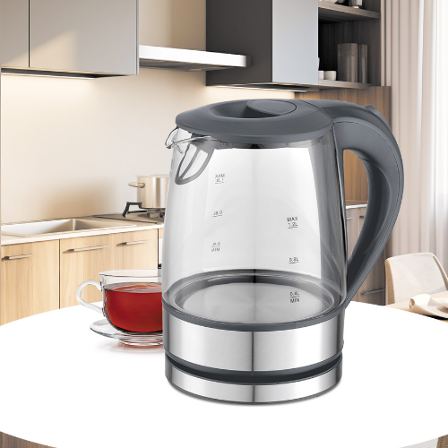 Електрочайник 1370-1630W скло MR-062-GREY Maestro | Зображення 5