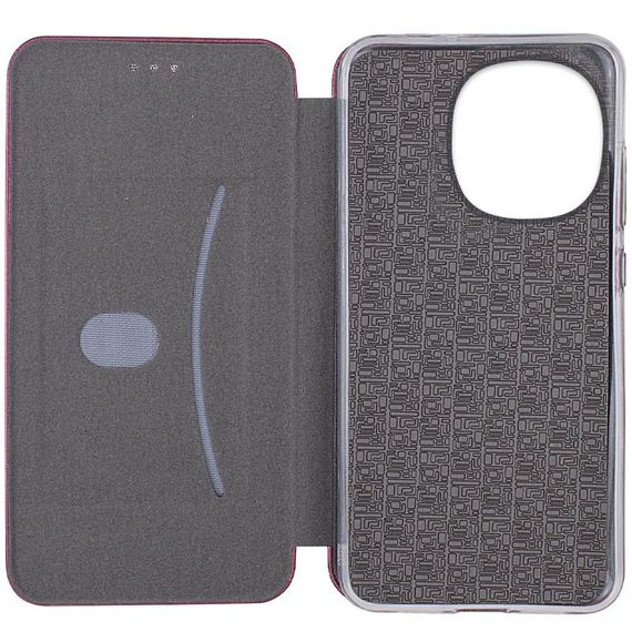 Шкіряний чохол-книжка Classy для TECNO Spark Go 1 (KL4) / Spark Go 2025 Бордовий | Зображення 2