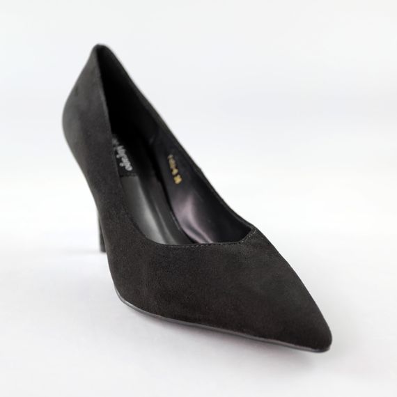 Туфлі човники жіночі 591616 Чорні 35 36 37 38 39 | Зображення 1