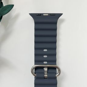 Силіконовий ремінець для Smart Watch Ocean Band 42/44/45/49 (Темно-сірий)