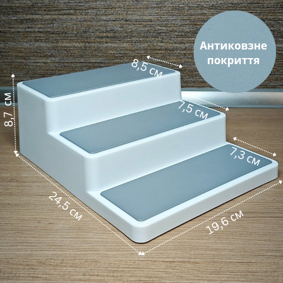 Набір для спецій 9 скляних баночок 120 мл з білими металевими кришками і підставкою | Зображення 6