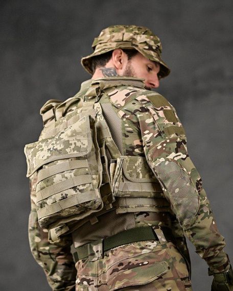 Плитоноска 4 швидких скидання Cordura піксель ВТ7930 | Зображення 8