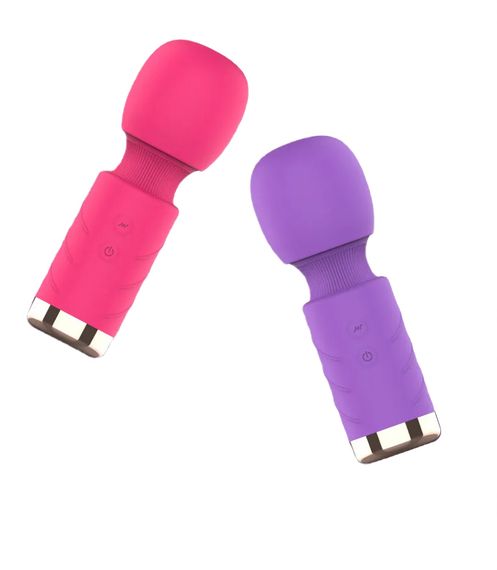 Компактний вібро-масажер червоного кольору (USB) | Зображення 3