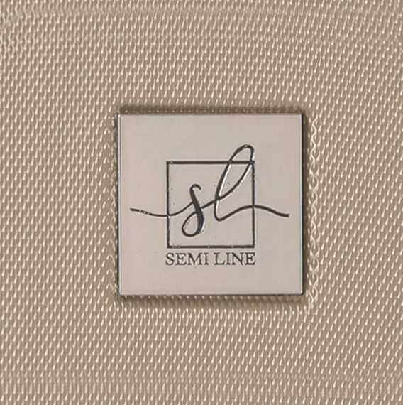 Валіза Semi Line 24" (M) Champagne/Black (T5674-3) (DAS302683) | Зображення 1