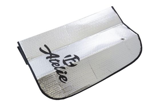 Шторка солнцезащитная 130х60см серебристая 12 Atelie | Зображення 1