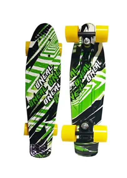 Пенні борд скейтборд Penny Board Fish Skateboards 22" ABEC-7 з колесами, що світяться | Зображення 2