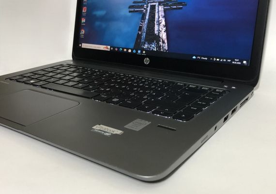 Ультрабук Б-клас HP EliteBook Folio 1040 G1 / 14" (1600x900) IPS / Intel Core i5-4210U (2 (4) ядра по 1.7 - 2.7 GHz) / 4 GB DDR3 / 128 GB SSD / Intel HD Graphics 4400 / WebCam / Win 10 Pro б/в | Зображення 8
