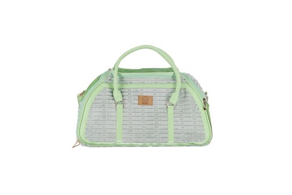 Сумка-переноска для собак і котів Misoko&Co, 51.5 см х 27 см х 25.5 см, зелений