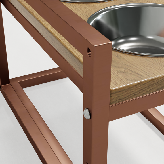 Миски на регульованій підставці для середніх собак Hollky Flex M (2 × 0.85 л) FM-422530-GLNT | Зображення 5