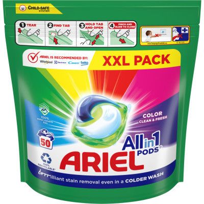 Капсулы для стирки Ariel Pods Все-в-1 Color 50 шт. (8001090250681) | Зображення 7