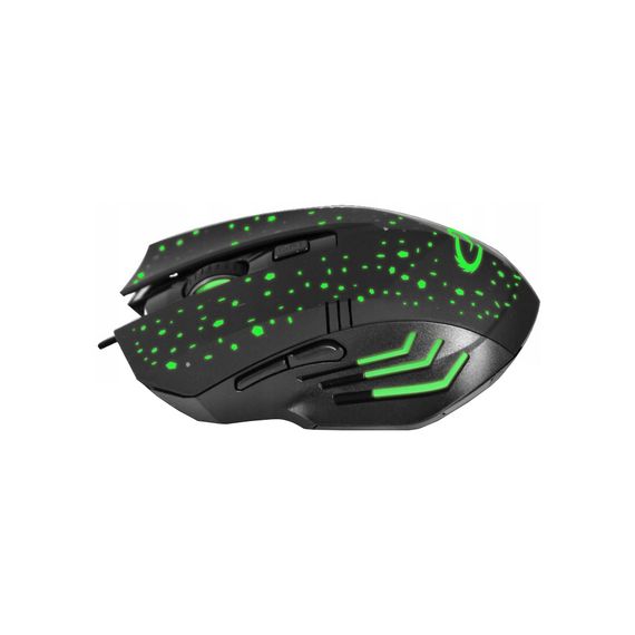 Мишка Esperanza MX212 Galaxy USB Black-Green (EGM212) | Зображення 1