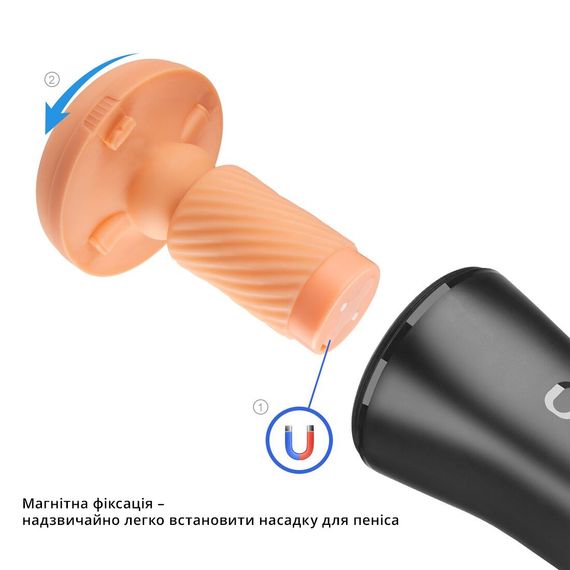 Мастурбатор Otouch INSCUP 3, рух вперед-назад плюс стискання стінок, сенсорне керування | Зображення 5