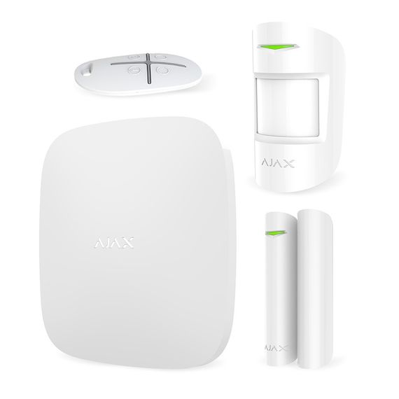Комплект бездротової сигналізації Ajax StarterKit white ( Hub/MotionProtect/Door