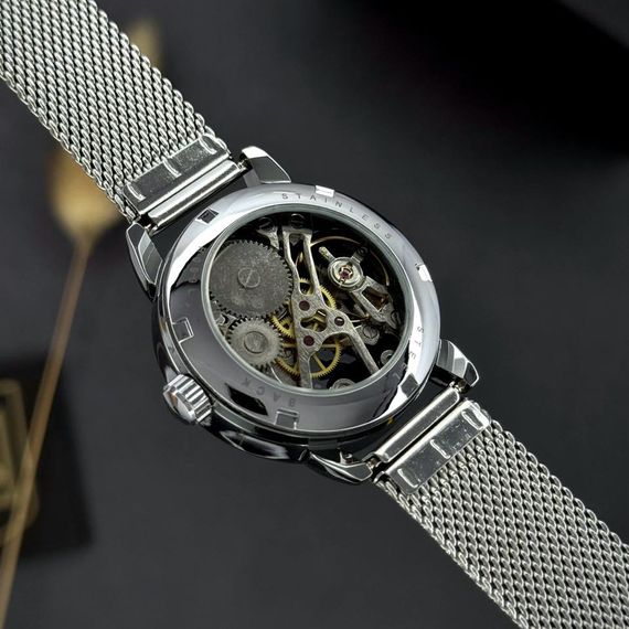 Класичний жіночий годинник Awarder 028L Silver-Black Де би не була | Зображення 1
