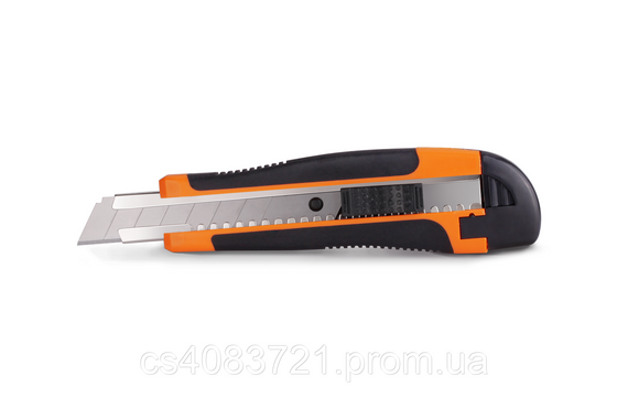 Нож прорезной LT прорезиненный 18 мм (0207)