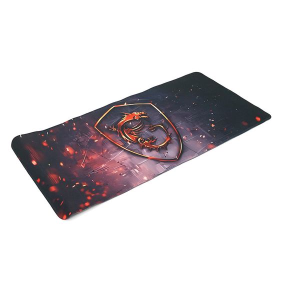 Коврик 300x600 тканевый MSI Fire Dragon с боковой прошивкой, толщина 2мм, Пакет