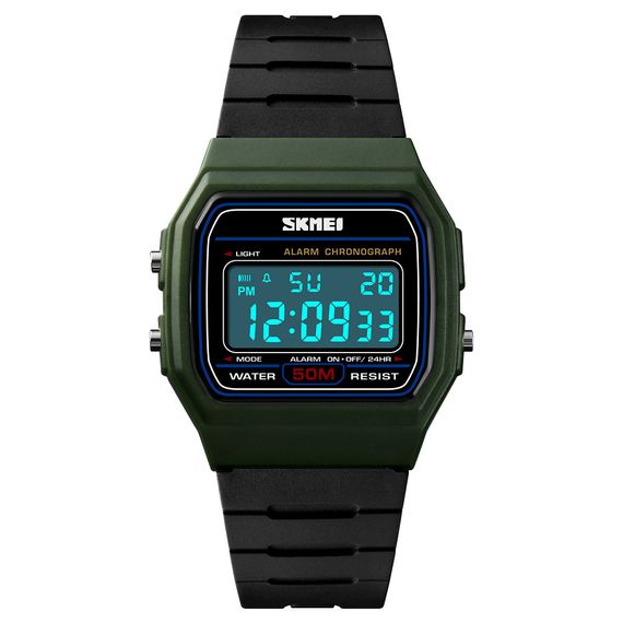 Наручний годинник Skmei 1412AG Army Green | Зображення 1