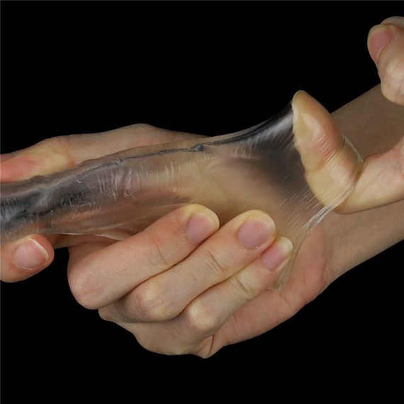 Насадка - Flawless Clear Penis Sleeve Add 1" Clear Sex Aura | Зображення 9