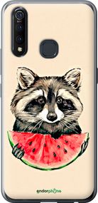 Чохол на Vivo Z5X Єнотик з кавуном "4605u-1765-2448"