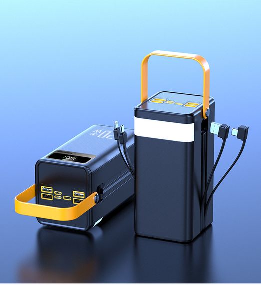 Потужний Powerbank 50000 мАг з швидкою зарядкою 22.5W і ліхтариком