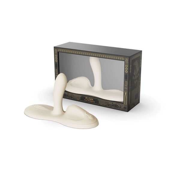 Sit-on-top смарт-вібратор Zalo – Flora Smart Vibrating Pad Ivory White, 9 моторів | Зображення 4