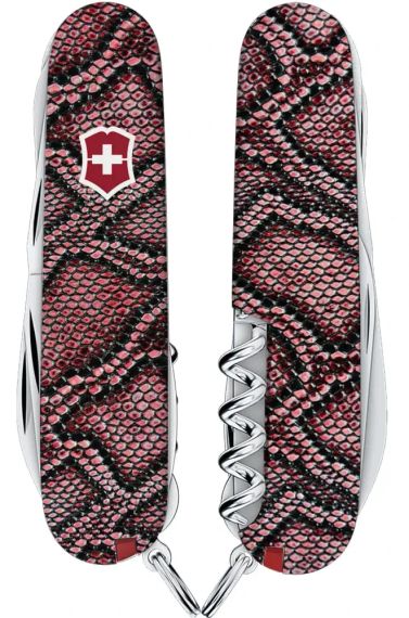 Ніж Victorinox Swiss Army Huntsman Design. Шкіра пітона | Зображення 1