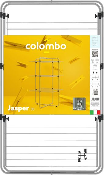 Сушарка для білизни підлогова Colombo Jasper 30, Якісна підлогова сушарка для одягу, Сушарки коломбо для дому | Зображення 1