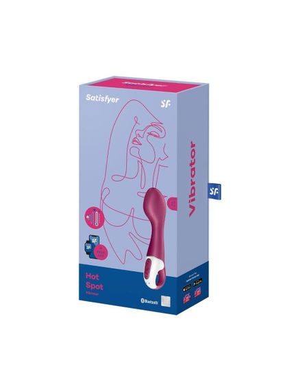 Смарт вібратор точки G Satisfyer Hot Spot з функцією підігріву Sex Aura | Зображення 3