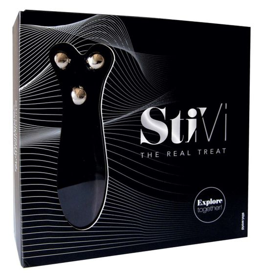 Вібратор для пар StiVi - The Real Threat Partner Vibrator - Black Sex Aura | Зображення 8