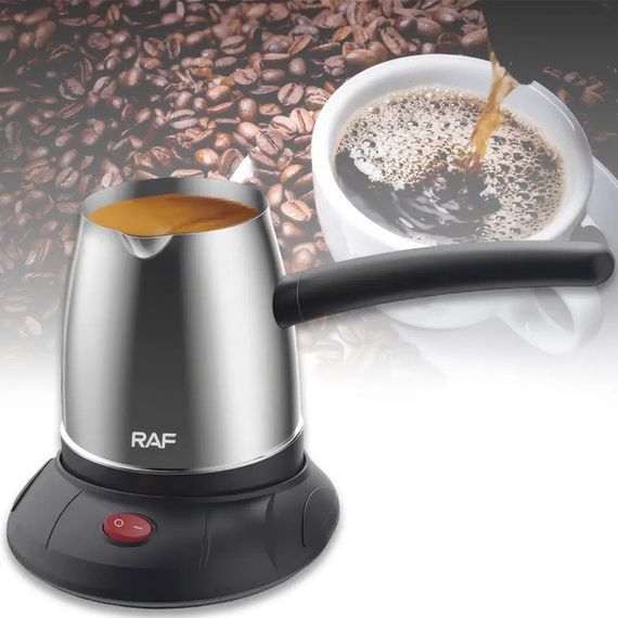 Кавоварка електрична металева турка RAF PD-766 R.150 500мл | Зображення 2