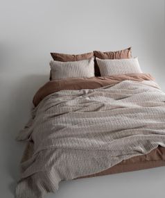 Покрывало с наволочками Limasso 240×260 см. Azure Bej