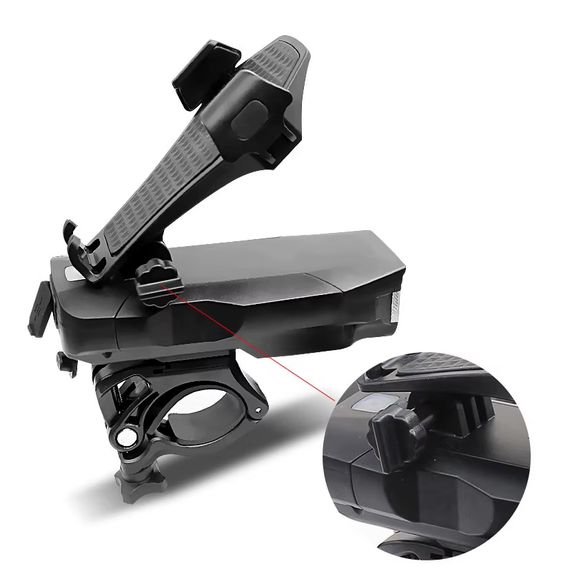 Велоліхтар із сигналом та утримувачем телефону BG-1951/HJ-068 | Зображення 6