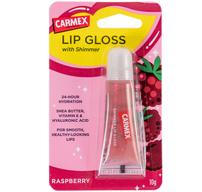 Блиск для губ Carmex Lip Gloss with Shimmer - Raspberry (10 g)