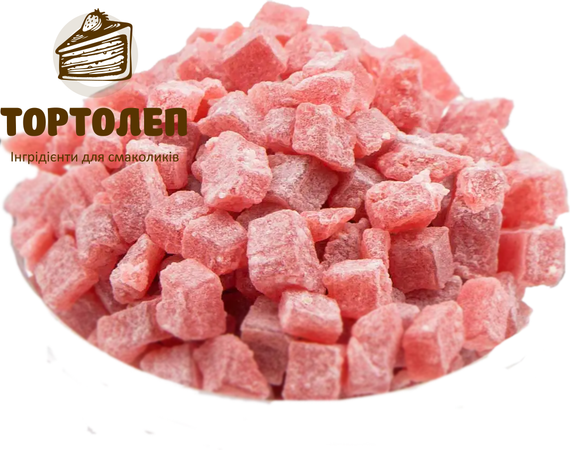 Шматочки желейно-фруктові "Полуниця"