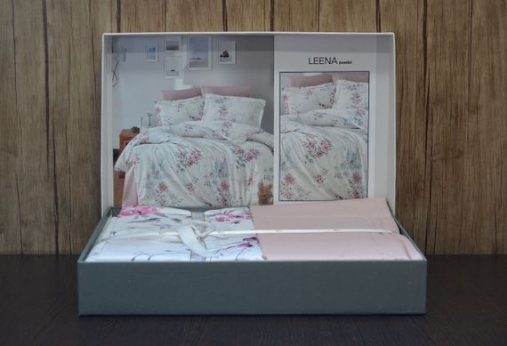 Постельное белье First Choice Cotton Satin 200 х 220 см Leena Powder | Зображення 1