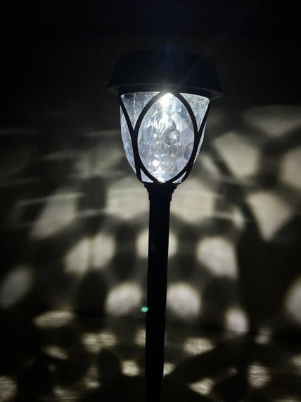 Садові світильники на сонячній батареї Solar Lawn Lamp SB-26 6 шт LED ліхтарі для доріжок та газону Чорний | Зображення 2
