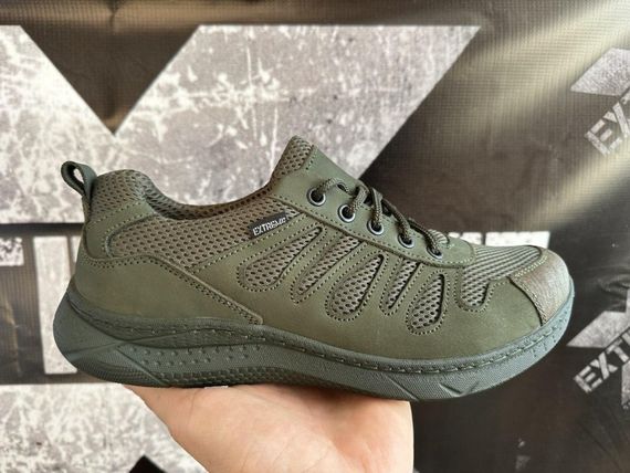 Тактичні літні кросівки Nubuck вставка 3D-сітка  олива | Зображення 1
