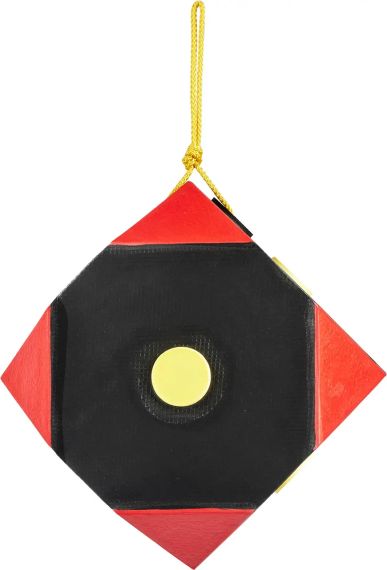 Мішень для стрільби Yate Cube Polimix 6. 30x30x30 см. 40 lbs Black / Red | Зображення 1