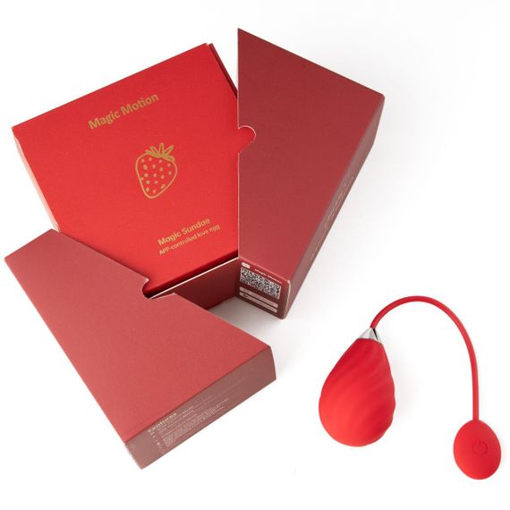 Смарт-виброяйцо Magic Motion Sundae Red | Зображення 1